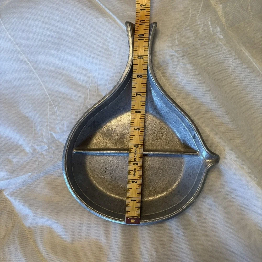 Vintage‎ DuraCast Divided Frying Pan Handcast Aluminum Retro Skillet